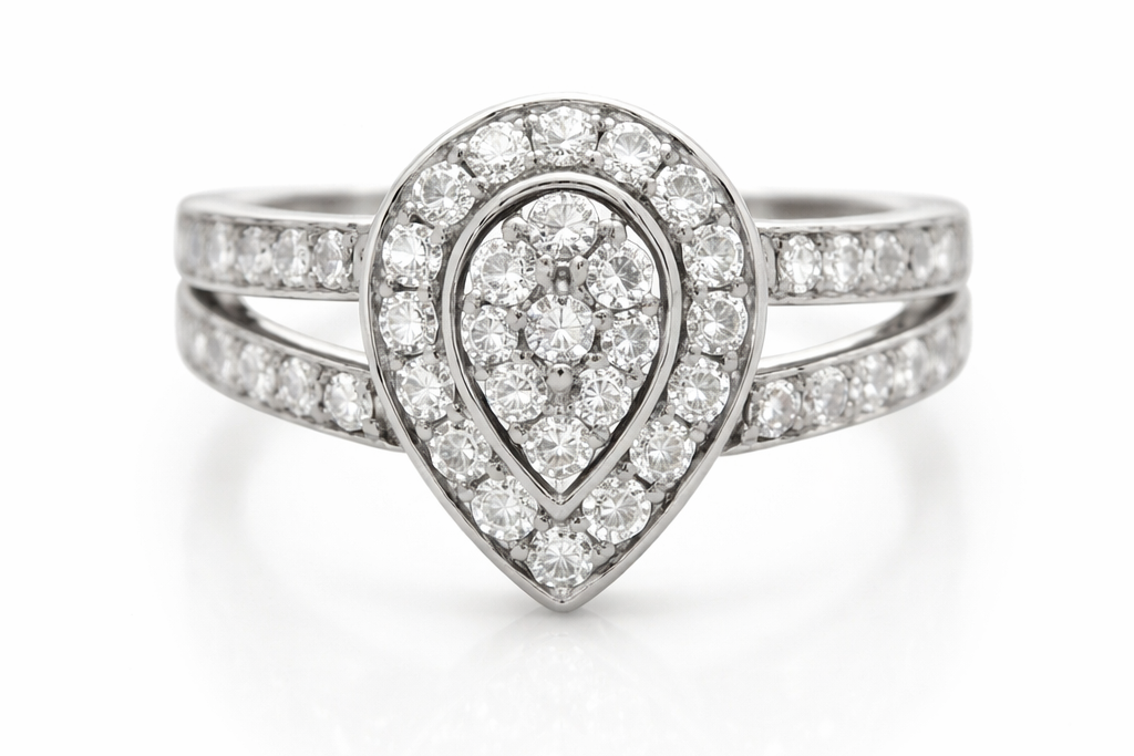 Beautiful White Sapphire Ring