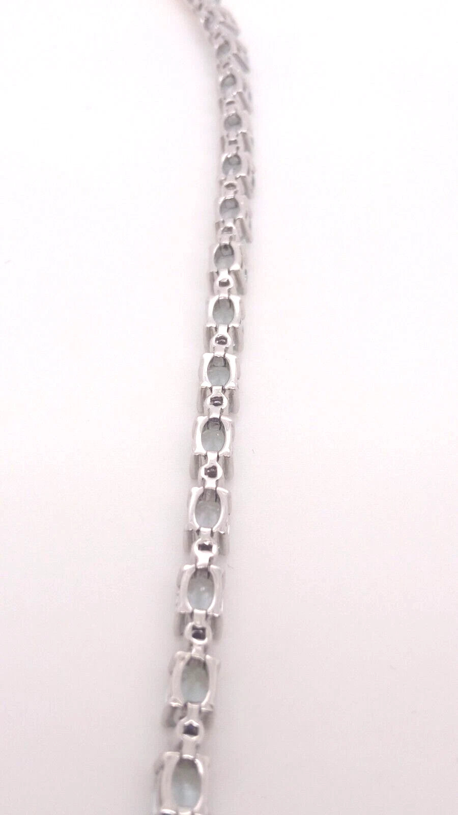 Aquamarine- Sapphire Bracelet