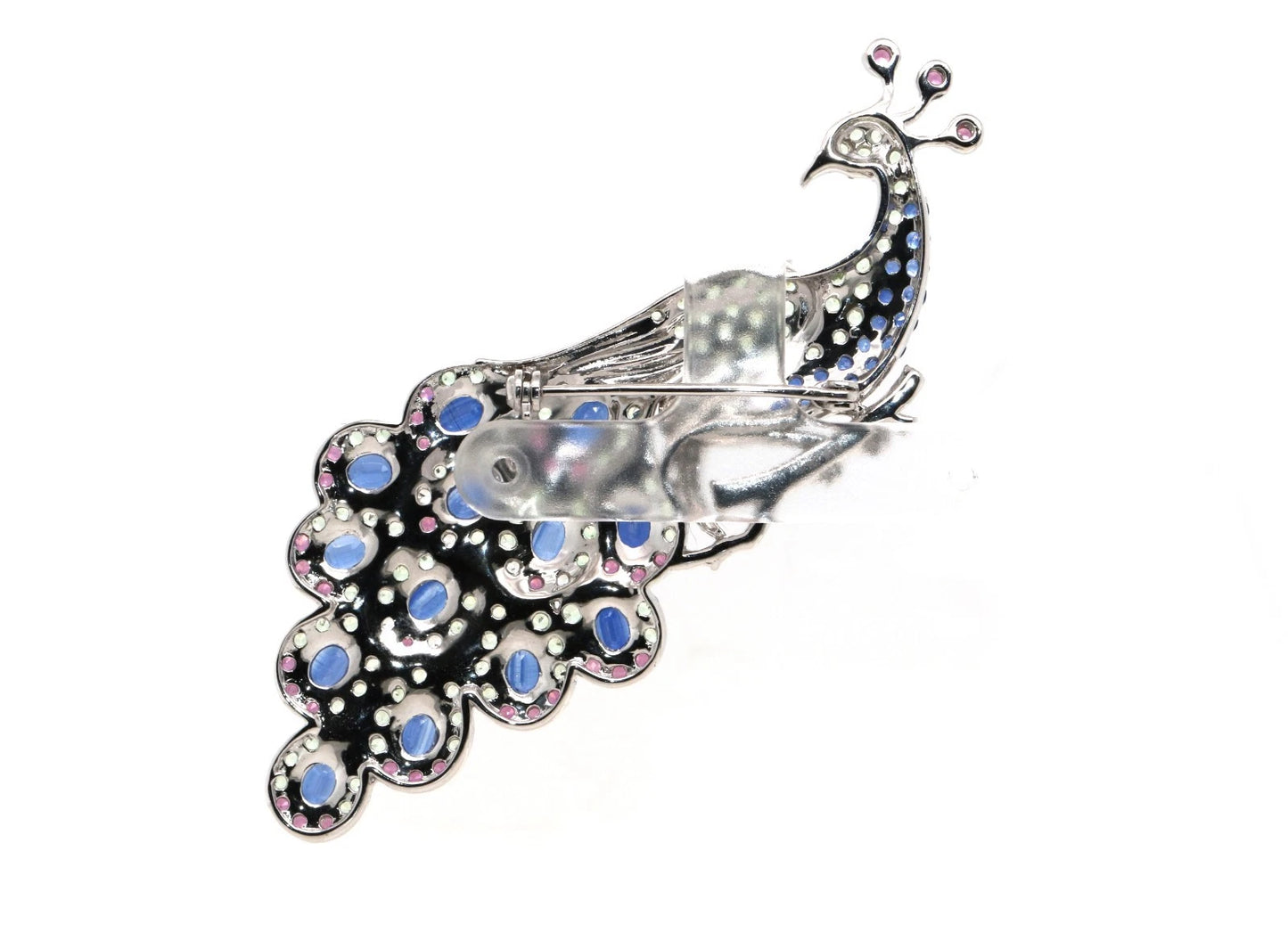 925 Kyanite-Savorite and Rhodolite Brooch