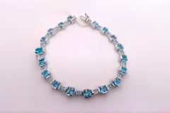Bracelet-Sky Blue Topaz Bracelet