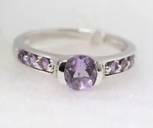 Ring-Amethyst Silver Ring