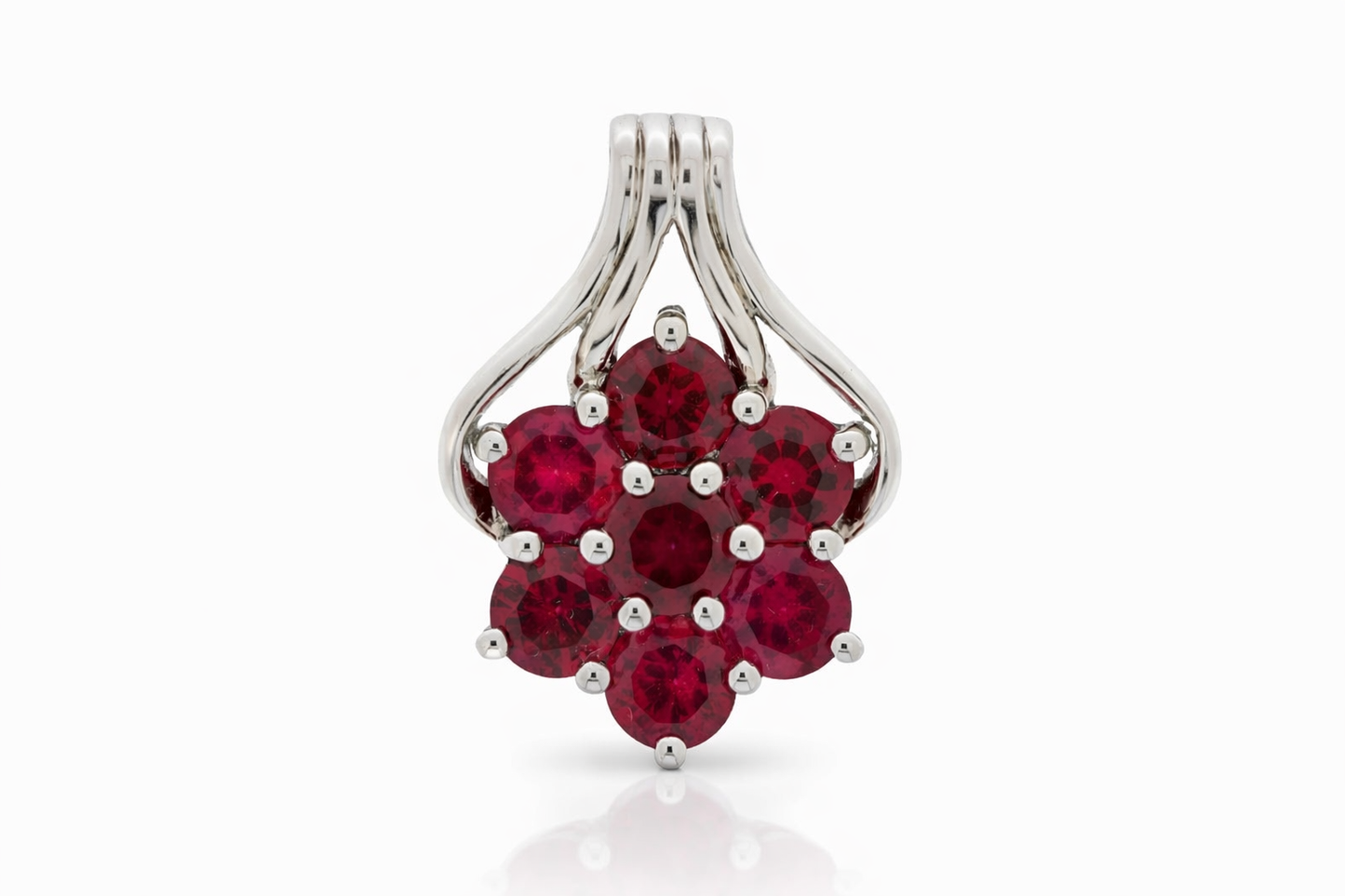 925 Beautiful Ruby Pendant - 4DOT55 cts