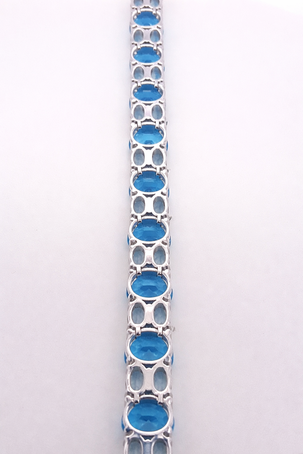 Blue Topaz- Sky Blue Topaz Bracelet