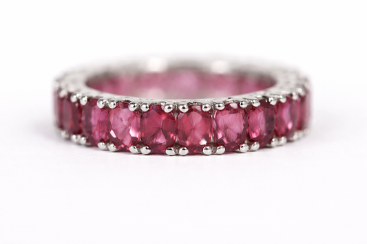 Beautiful Tourmaline Silver Ring