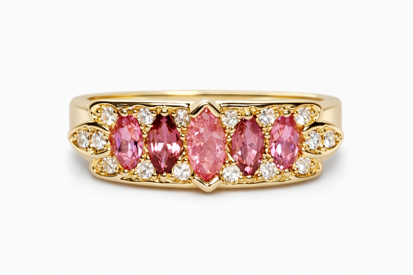 Tourmaline - White Topaz Ring