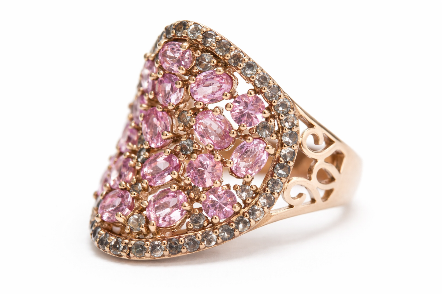 Pink Sapphire- Color Change Garnet Ring