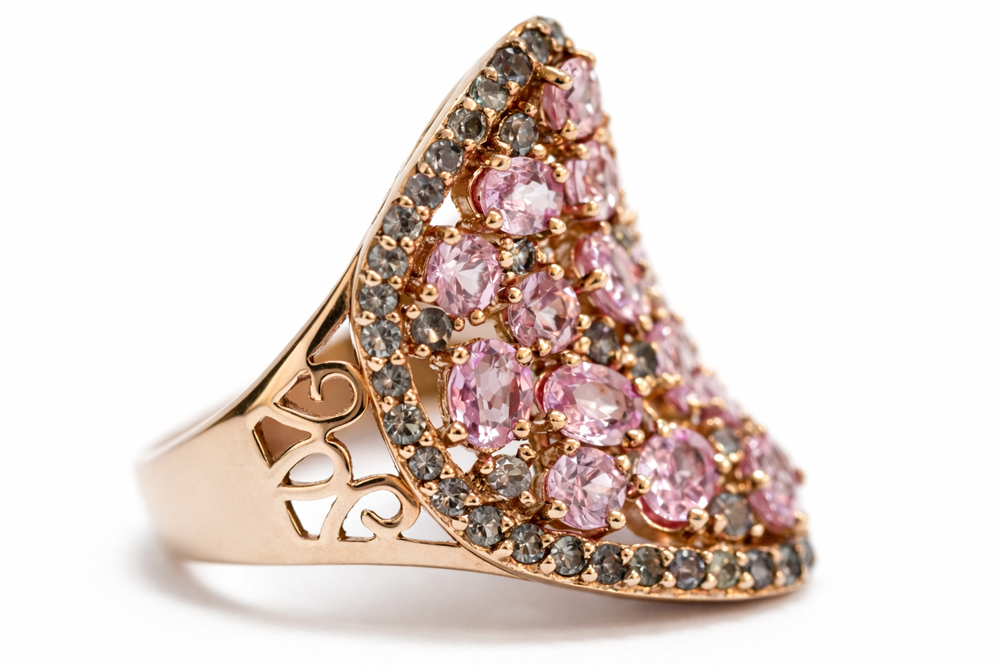 Pink Sapphire- Color Change Garnet Ring