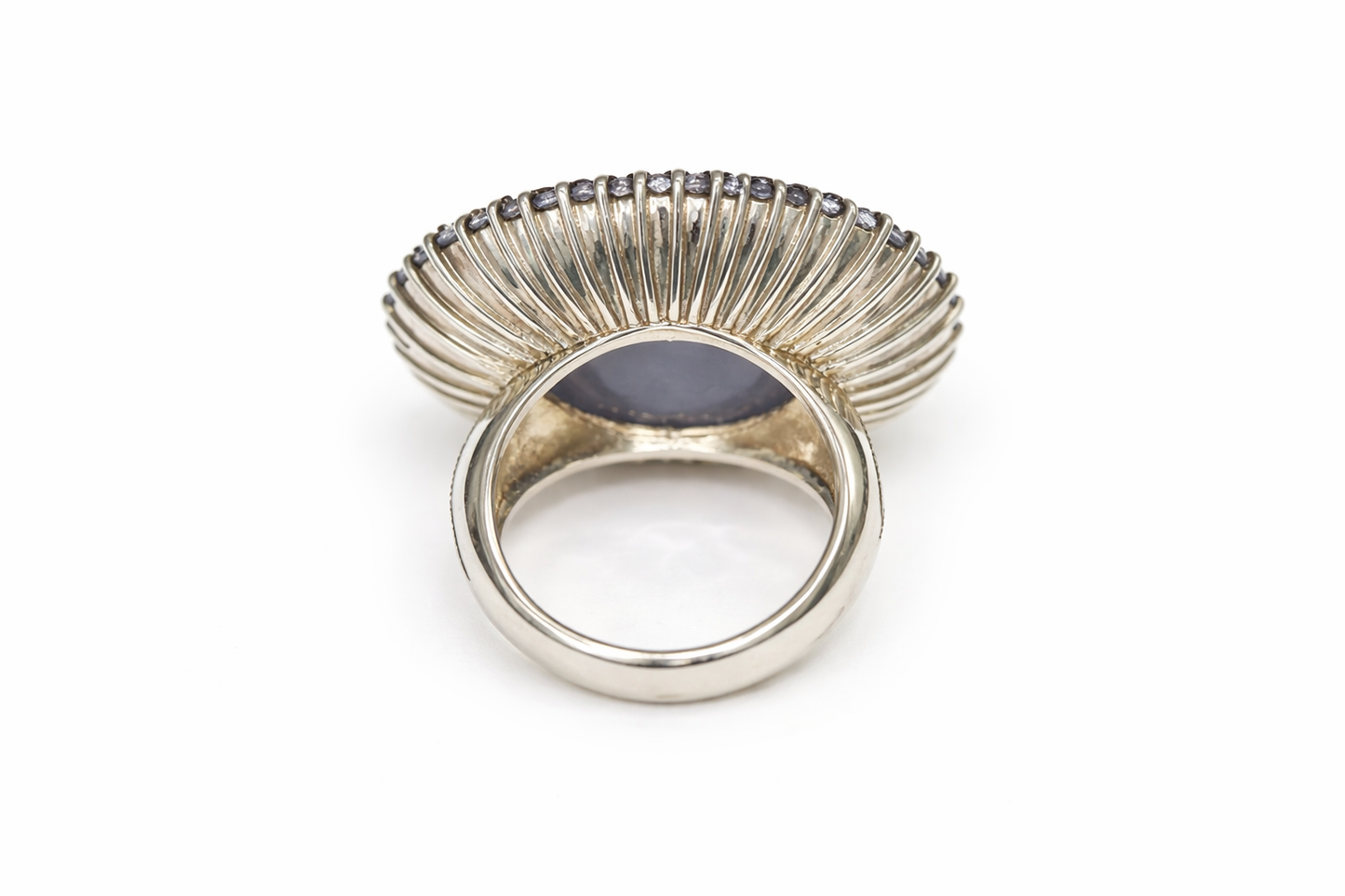 Chalcedony - Tanzanite - Silver Ring