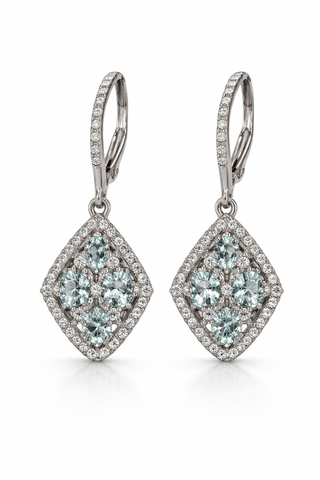Beautiful Aquamarine 925 Earring