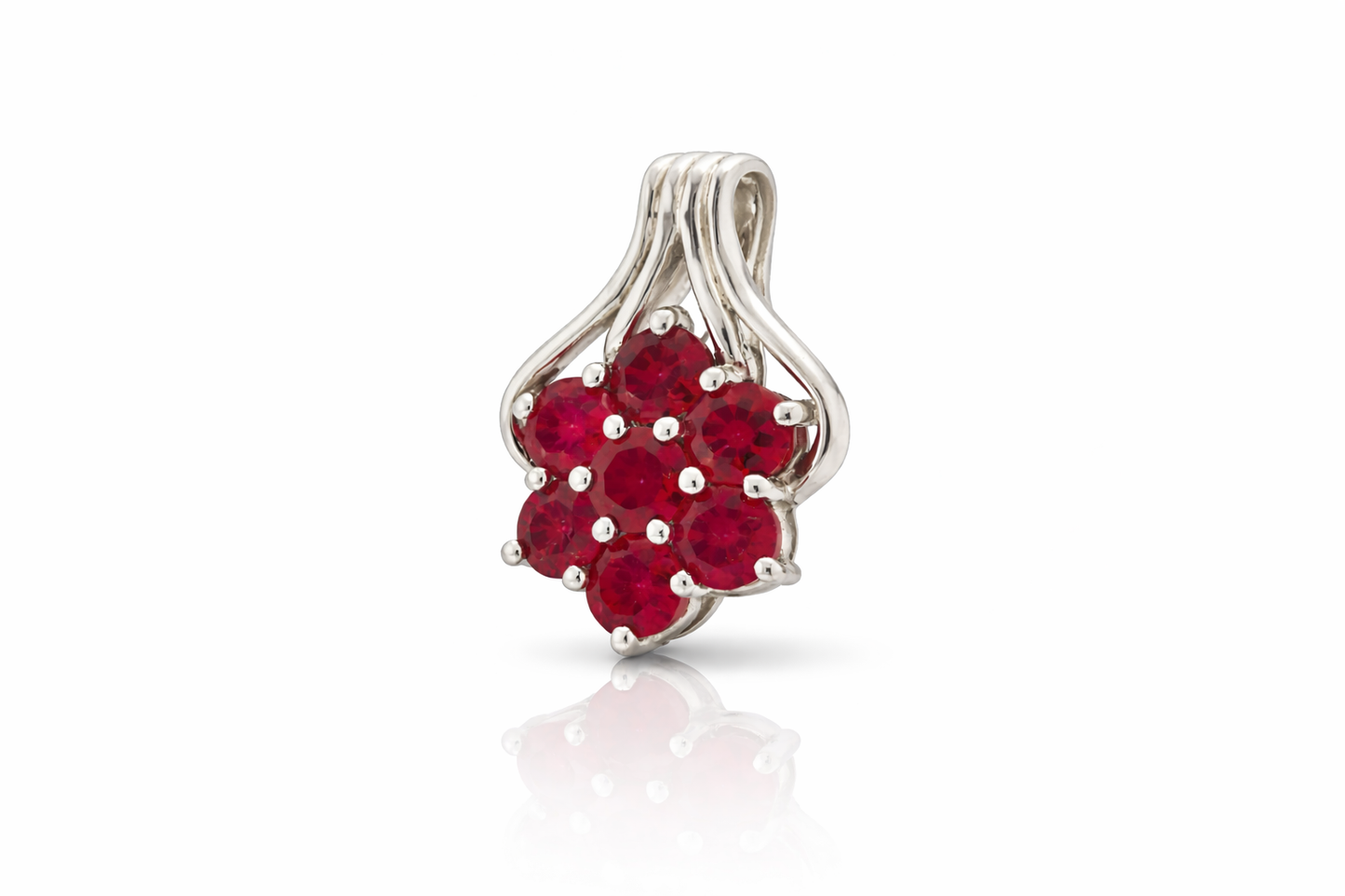 925 Beautiful Ruby Pendant - 4DOT55 cts