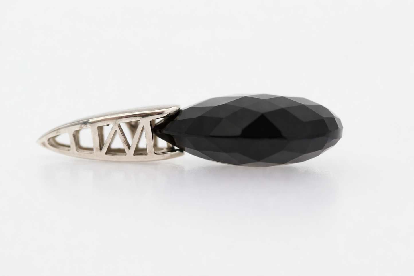 925 Sterling Silver Smokey Quartz Pendant ( 42.00 cts)