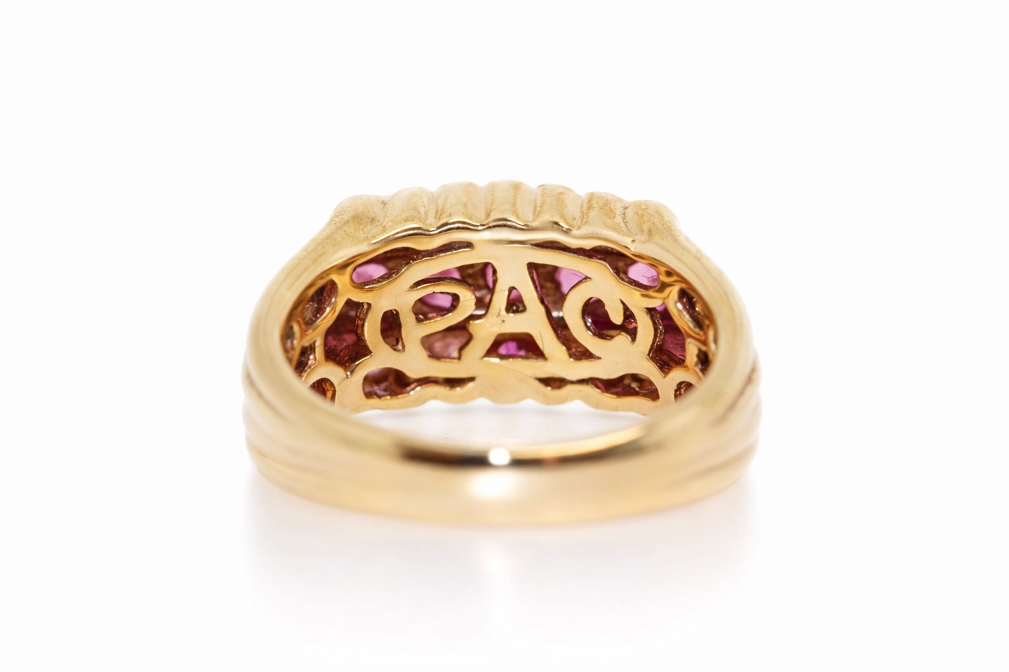 925 Vermeil Multicolor Tourmaline Ring -1.00 cts