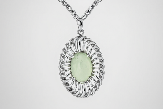 925 Prehnite Pendant – 4.00 CTS