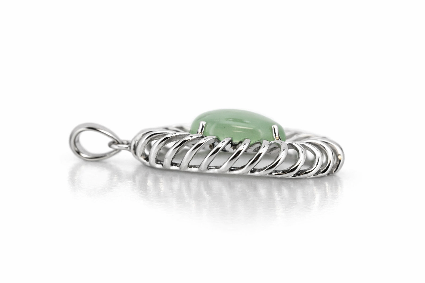 925 Prehnite Pendant – 4.00 CTS