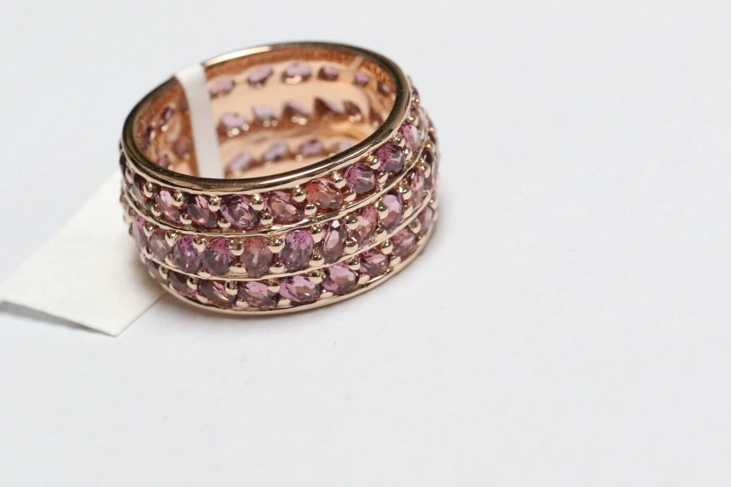 925 Color Change Garnet Silver Ring