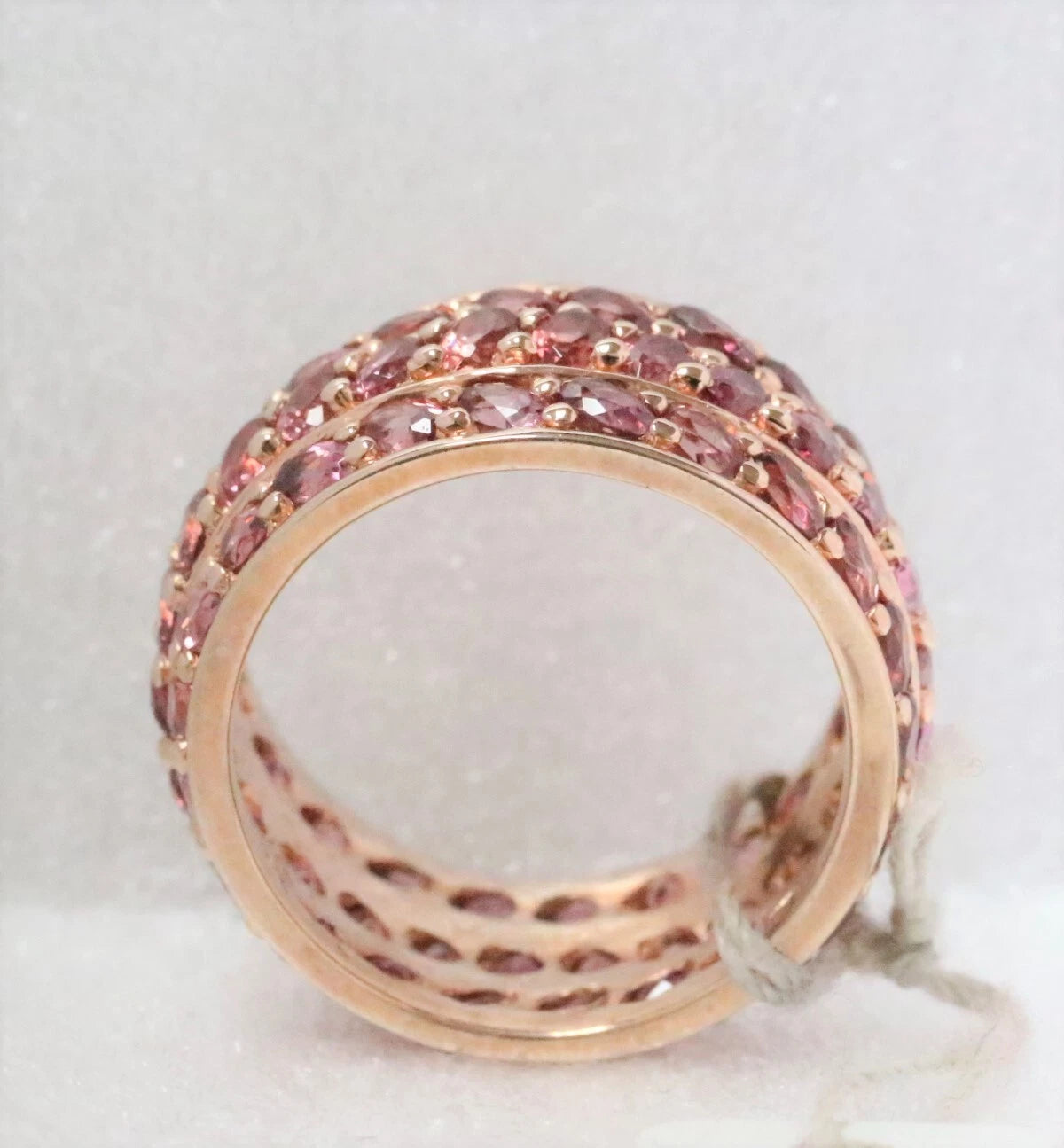 925 Color Change Garnet Silver Ring