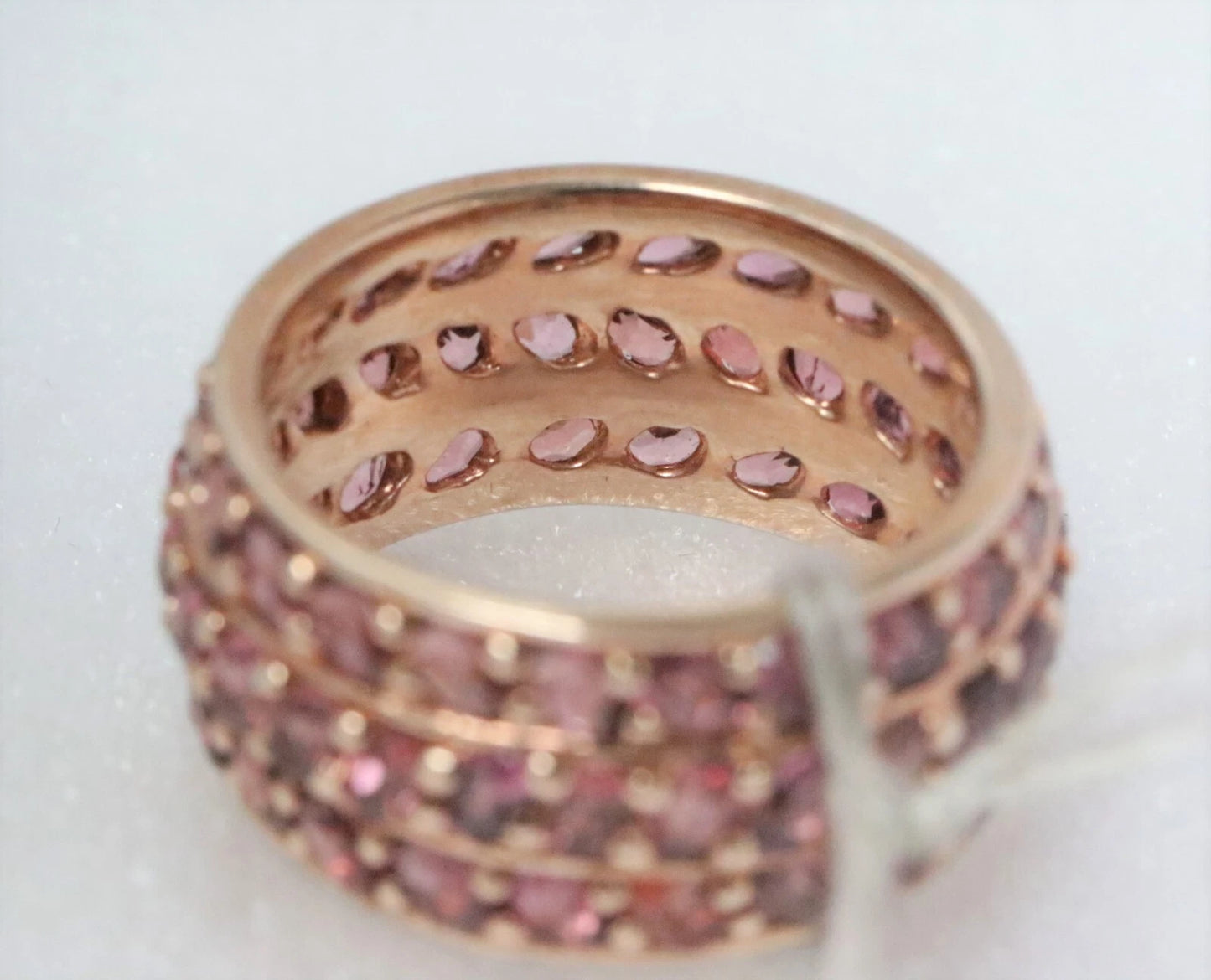 925 Color Change Garnet Silver Ring