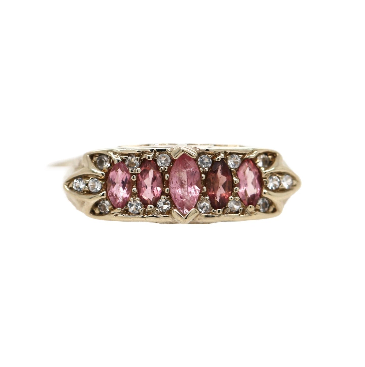 Tourmaline - White Topaz Ring