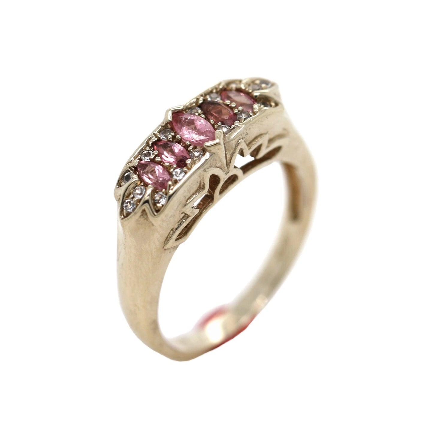 Tourmaline - White Topaz Ring