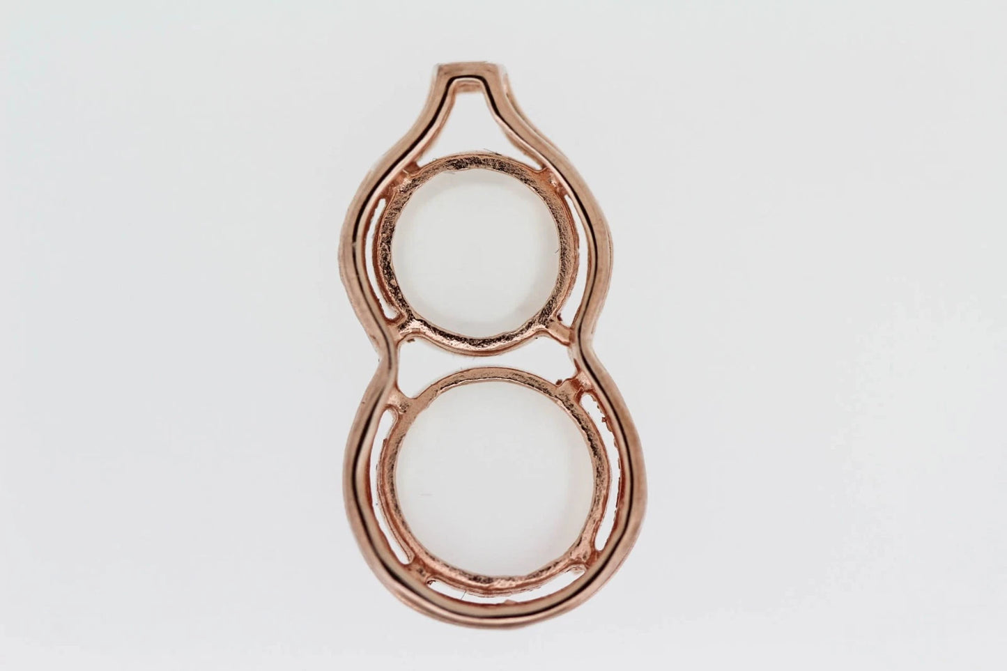 925 Vermeil Moonstone w-White Topaz Pendant- 8DOT84 cts