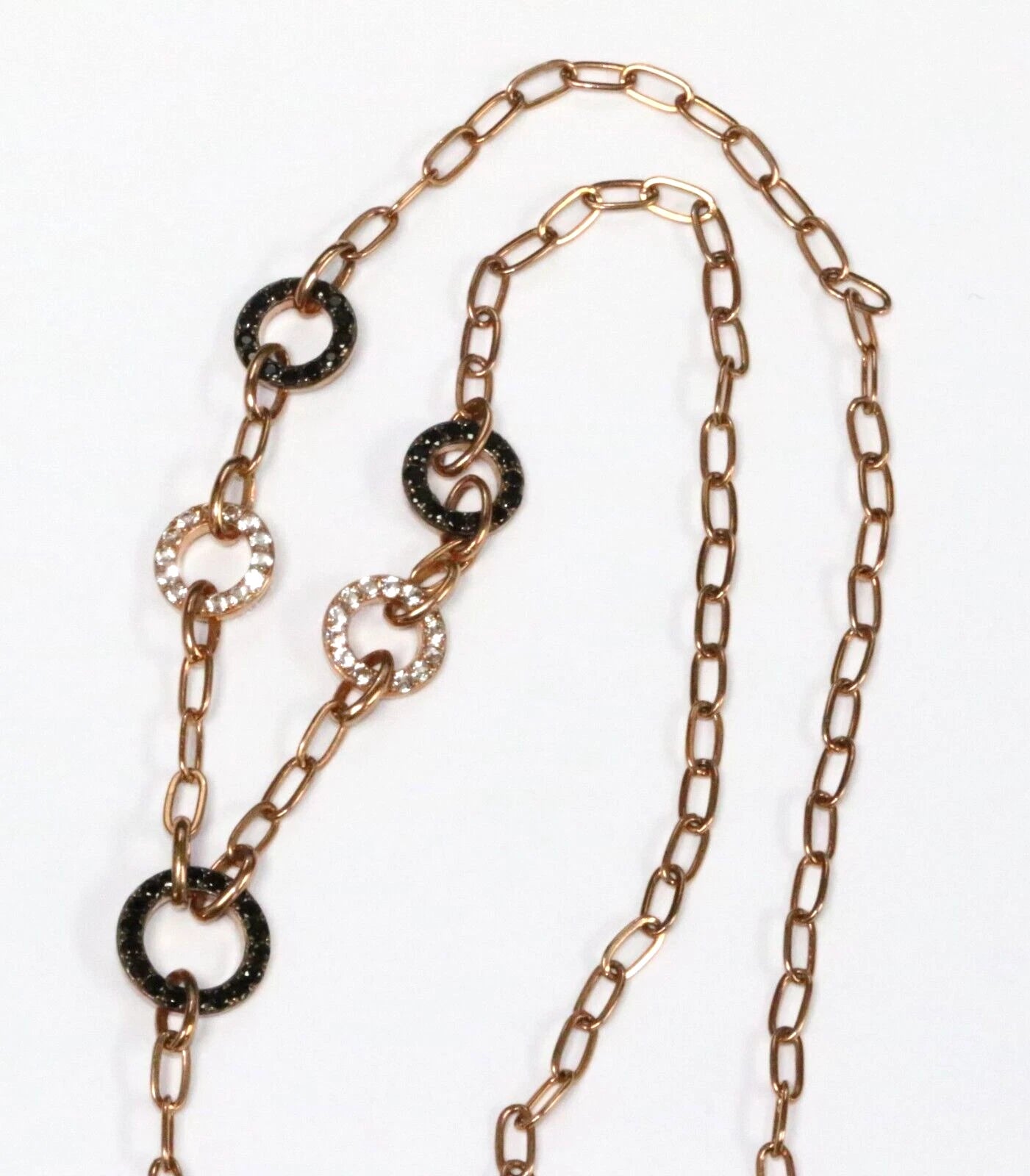 White Topaz- Black Spinel- Amethyst Necklace