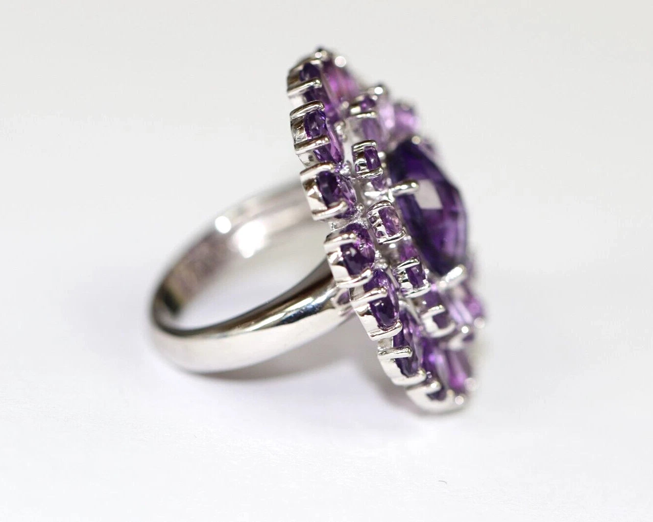 Unique Design Amethyst Ring