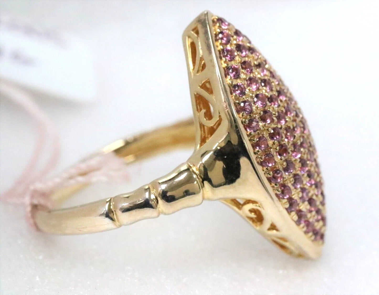 Elegance Rhodolite Garnet Ring