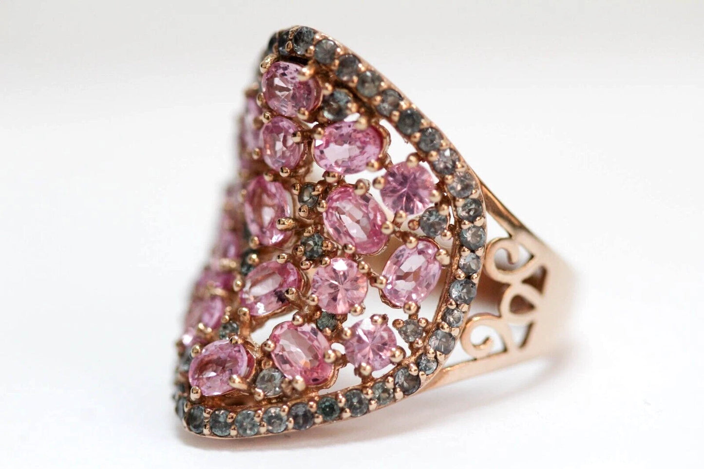 Pink Sapphire- Color Change Garnet Ring
