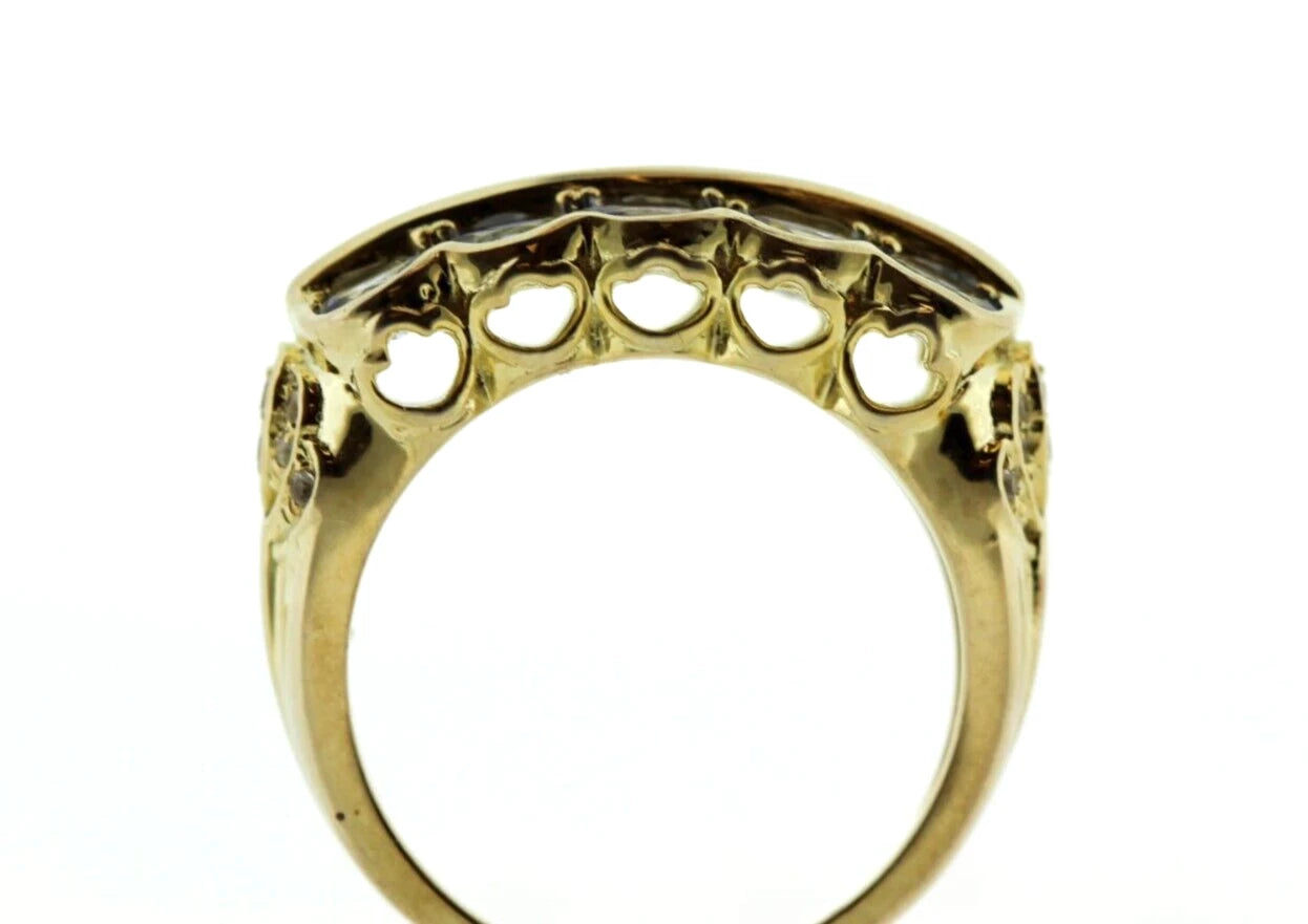 Tanzanite - White Topaz Ring