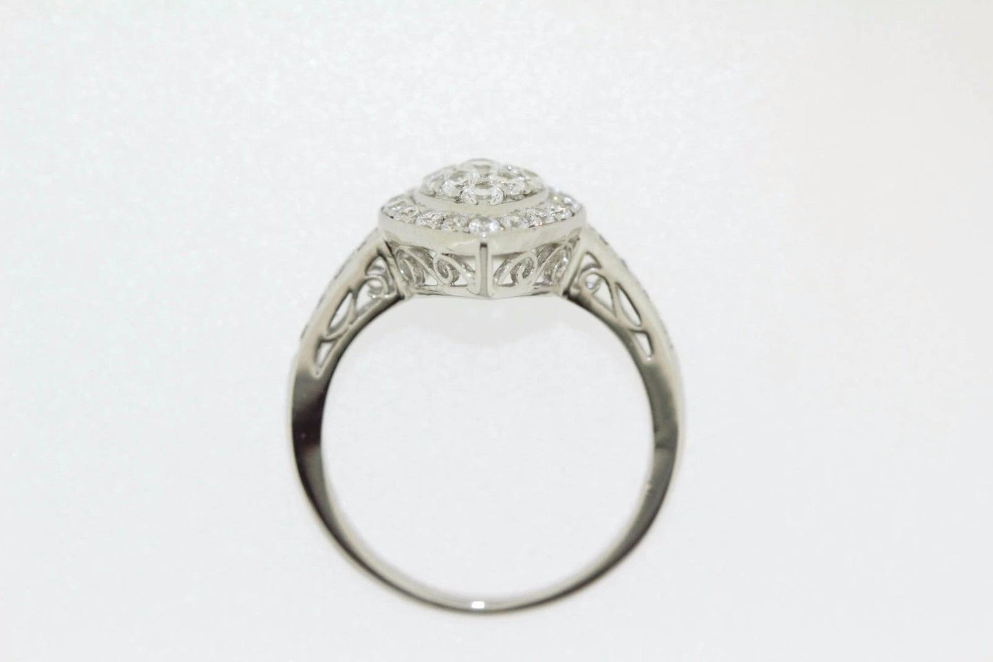 925 SS Cubic Zirconia Ring -DOT84 cts