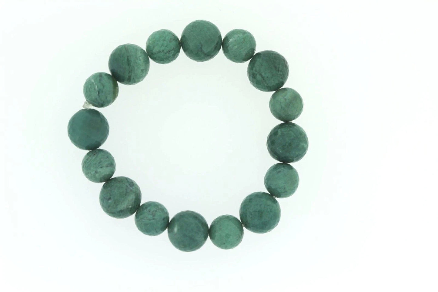 Green Chalcedony Stretch Bracelet -142DOT00 cts