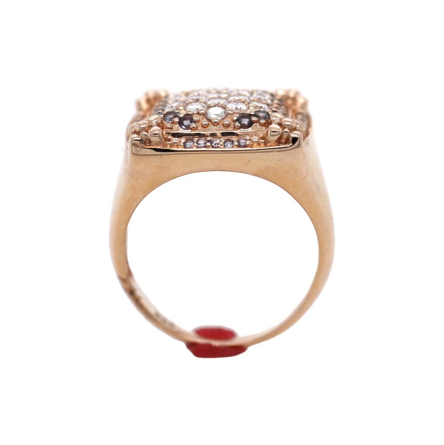 Color Change Garnet- Diamond Ring