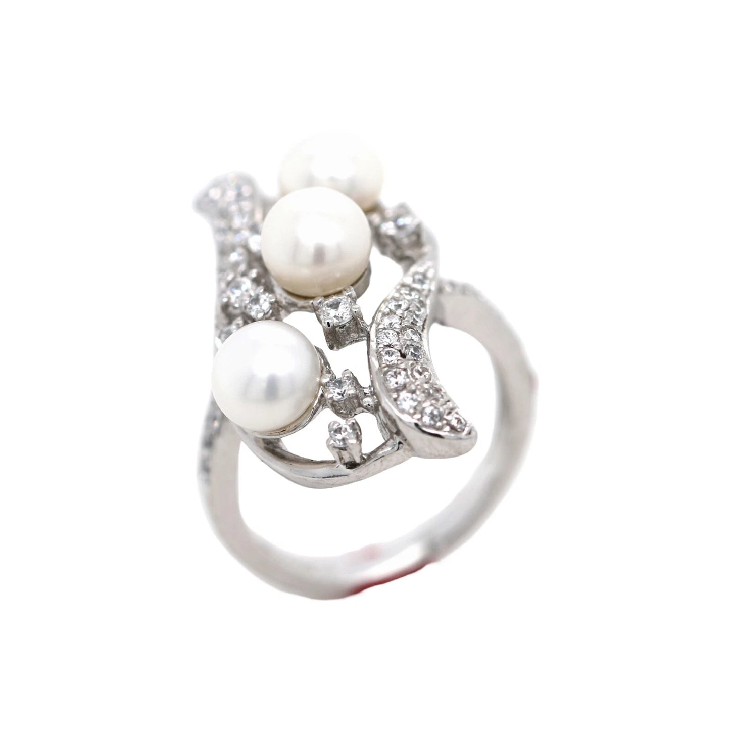Perfect Pearl - White Topaz Ring