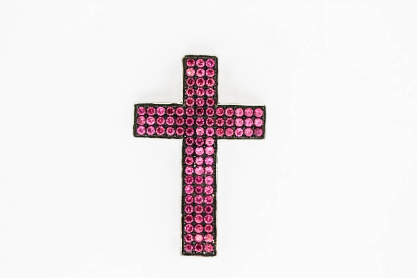 925 Sterling Silver Created Ruby Pendant ( 2.48 cts)