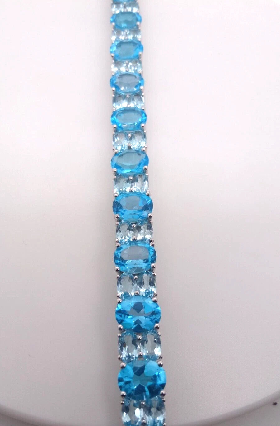 Blue Topaz- Sky Blue Topaz Bracelet