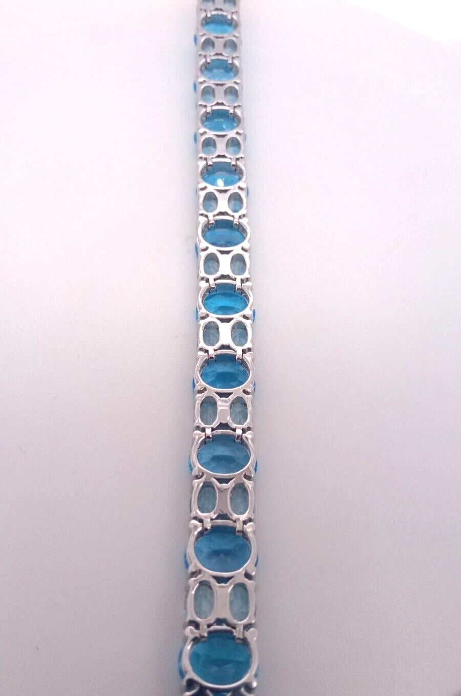 Blue Topaz- Sky Blue Topaz Bracelet
