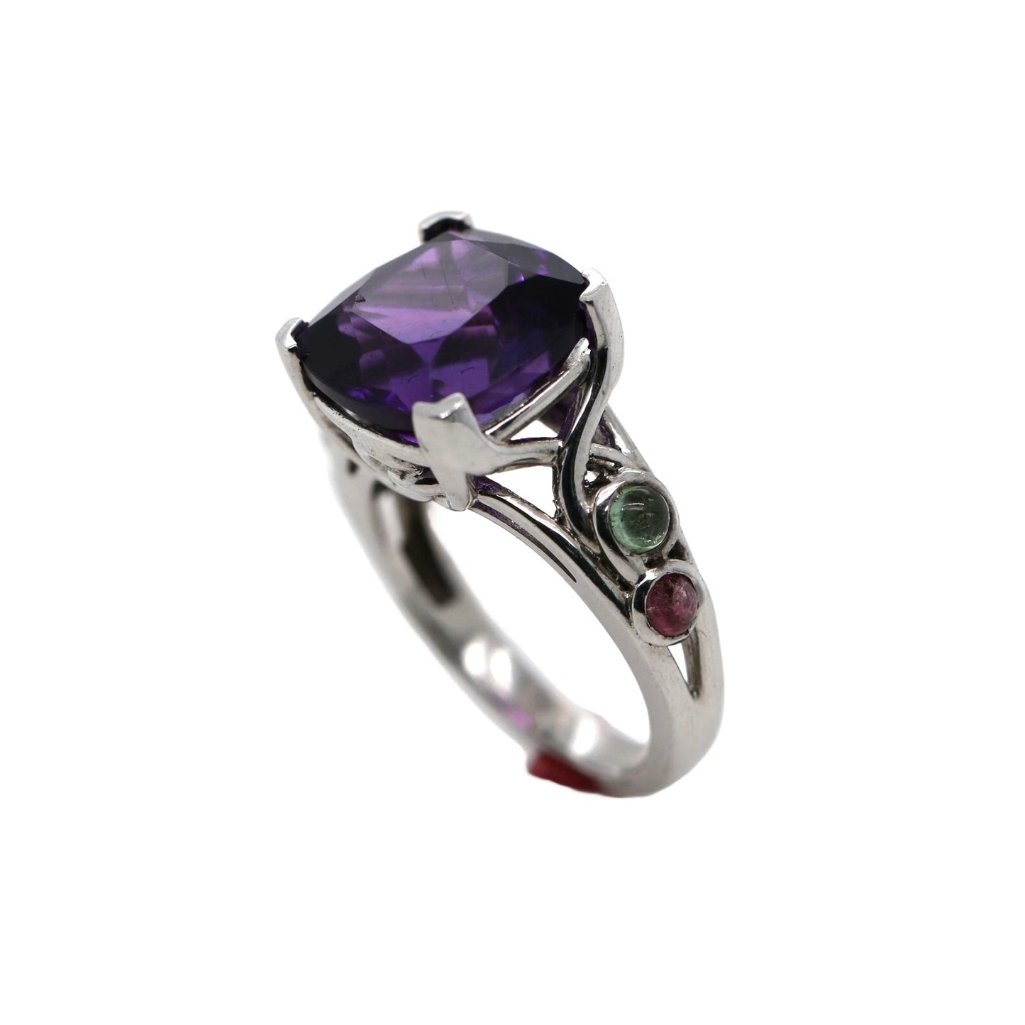 Gorgeous Amethyst- Tourmaline Ring