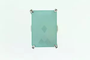 Ring-925 SS Aqua Chalcedony - White Topaz Ring - 43DOT50 cts