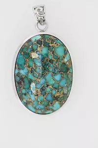 Pendant-925 Turquoise Pendant - 33DOT06 cts