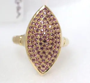 Ring-Elegance Rhodolite Garnet Ring