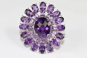 Ring-Unique Design Amethyst Ring