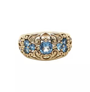 Ring-Tsavorite- Santa Maria AQ - Diamond Ring