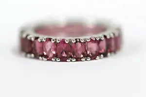 Ring-Beautiful Tourmaline Silver Ring