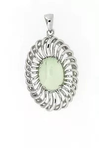 Pendant-925 Prehnite Pendant - 4DOT00 cts
