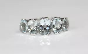 Ring-Gorgeous Aquamarine Silver Ring