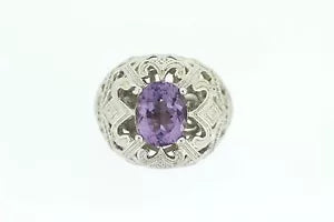 Ring-925 Amethyst Ring - 2DOT75 cts