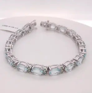 Bracelet-Aquamarine- Alexandrite Bracelet